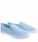 Błękitne męskie trampki slip on /B6-2 16517 T189/