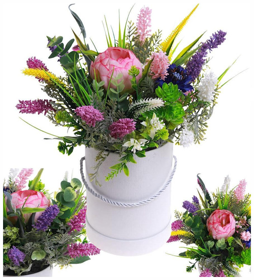 Flower box- kolorowe wrzosy na prezent /FL57 M30/