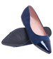 Granatowe baleriny damskie ze szpicem /B3-3 16013 T181/