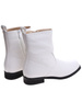 Ocieplane białe botki damskie /F1-3 16752 G231/