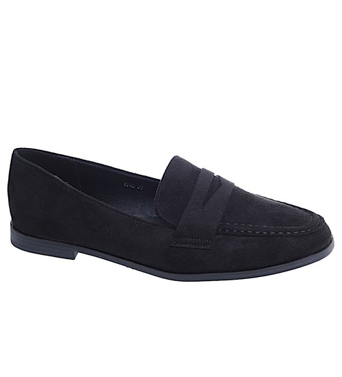 Czarne wiosenne baleriny lordsy /A1-3 15466 T189/