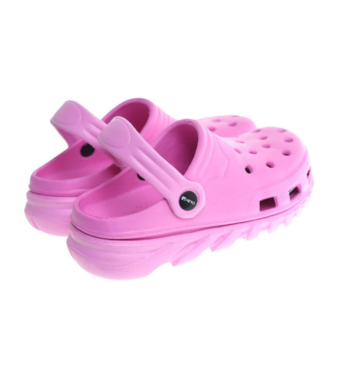 Gumowe klapki dla dziewczynki Różowe ost471