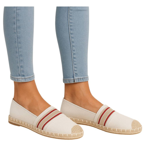 Wsuwane baleriny espadryle /A8-2 17956 T13-53/