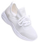 Wsuwane damskie buty sportowe Ecru /A8-1 16029 T284/