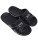 Basenowe klapki męskie Czarne /G7-1 11702 T195/