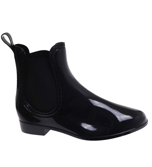 Kalosze damskie czarne gumiaki sztyblety /F2-1 +h2 17980 T21-52/