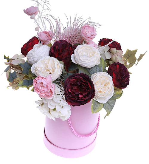 Flower box- śliczne kolorowe róże na prezent /FL20 S345/