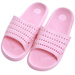 Różowe ażurowe klapki fakirki na basen /C7-1 17293 S185/