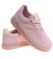 Wiązane snekaersy damskie różowe pastelowe /D3-3 18827 G455/