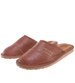 Skórzane kryte klapki domowe Chief brązowe /A2-1 18642 S290/