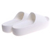 Białe wodoodporne klapki plażowe na platformie /D9-2 17846 G182/