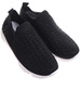 Wsuwane czarne buty sportowe /D4-3 17506 G182/