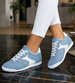 Niebieskie buty sportowe damskie /E9-3 18802 W233/