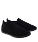 Wsuwane czarne tenisówki slip on /A5-2 18676 T242/