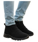 Czarne zimowe botki męskie /E6-2 18431 T485/