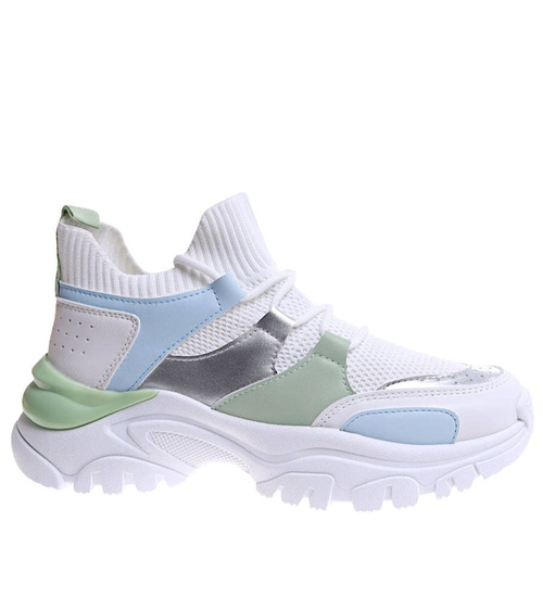 Wsuwane buty sportowe damskie /C7-2 11493 T693/