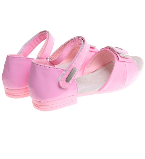 Sandały dziewczęce Różowe buty na lato /E1-2 12025 T192/