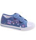 Dziewczęce niebieskie tenisówki na rzepy /B1-2 18037 T186/
