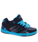 Czarno niebieskie damskie buty sportowe /E9-3 13854 S201/