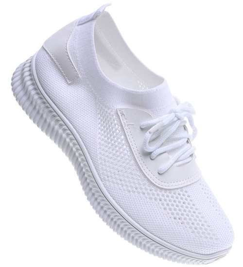 Wsuwane ażurowe buty sportowe damskie /B4-2 15716 T244/