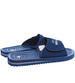 Męskie granatowe klapki na rzep Yalli /E8-1 13658 T194/