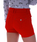 Czerwone krótkie spodenki damskie /H2 UB849 G4/