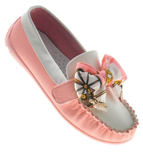 Casualowe półbuty dziewczęce Różowe /G11-2 8135 S191/ Casualowe półbuty dziewczęce Różowe /G11-2 8135 S191/