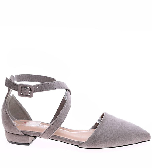 Szare sandały damskie Seastar /D5-3 16314 T145/