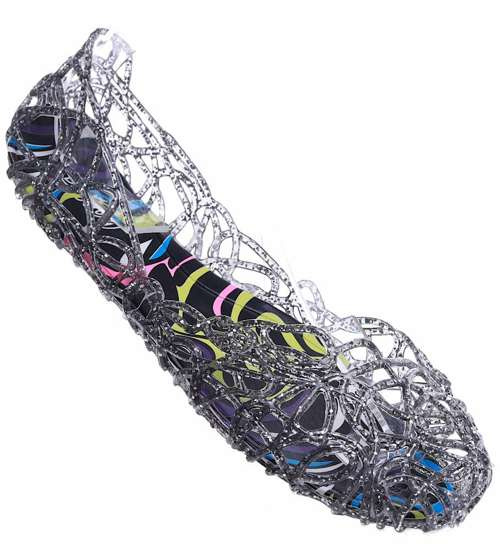 Wodoodporne balerinki meliski Czarne /H2 14576 T890/