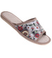Kolorowe kapcie z tkaniny z kwiatowym wzorem /F8-1 18590 S174/