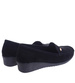 Czarne czółenka na niskim koturnie /F6-3 17666 W333/