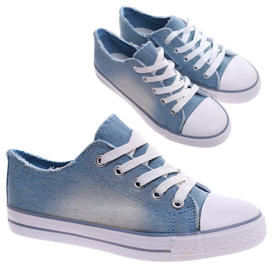 Niebieskie trampki dla dziewczynki /A9-2 17287 T111/