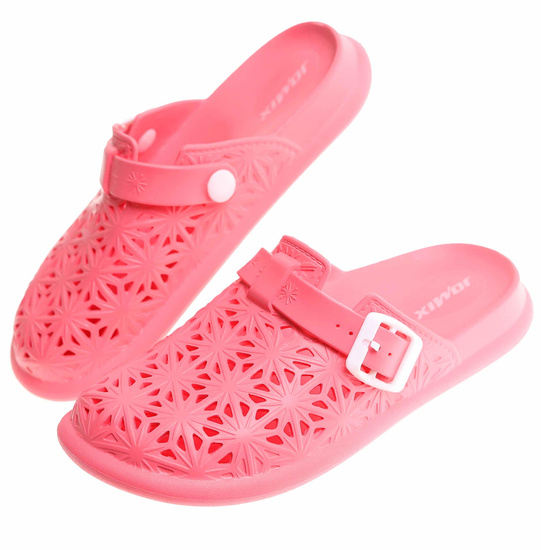 Klapki damskie Ażurowe buty na plażę Arbuzowe /H2 17854 G008/