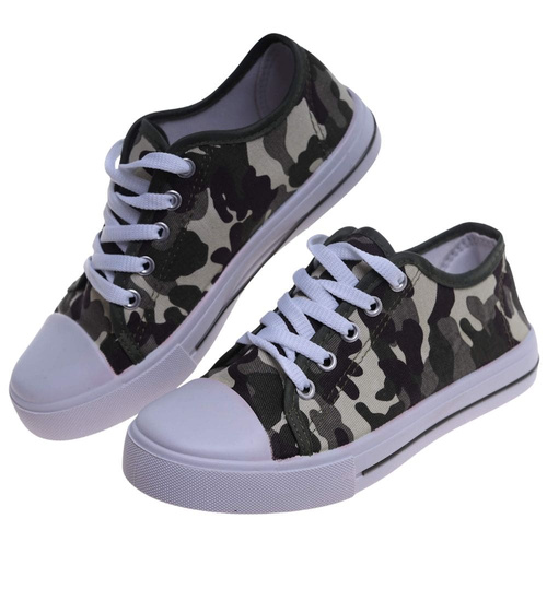 Klasyczne białe trampki z niską cholewką /A9-1 15576 T089/