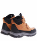 Ocieplane chłopięce buty trekkingowe na rzepy Brązowe /E9-2 17137 T633/