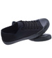 Czarne sznurowane trampki męskie z tkaniny /F1-2 15496 T232/