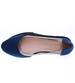 Transparentno granatowe balerinki /F7-2 15852 T190/