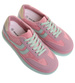 Różowe wiązane sneakersy buty sportowe /B1-2 17888 T688