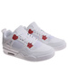 Białe wysokie buty sportowe męskie /F10-2 17962 W308/