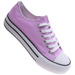 Fioletowe trampki damskie na platformie /A10-3 17464 G230/