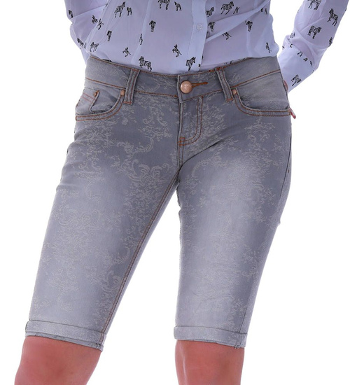 Granatowo różowe krótkie spodenki damskie /H2 K29 UB874 S4/