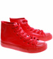 Wysokie czerwone trampki damskie /A2-1 16748 G9-84/