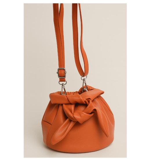 Pomarańczowa torebka z kokardą /H2 K3 TB659 G105/