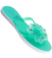 Basenowe gumowe klapki japonki Zielone /G2-2 14017 T094/
