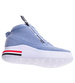 Niebieskie sneakersy damskie na ukrytym koturnie /E9-2 10783 T507/