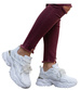 Białe sportowe buty z perełkami /C5-3 17316 T641/