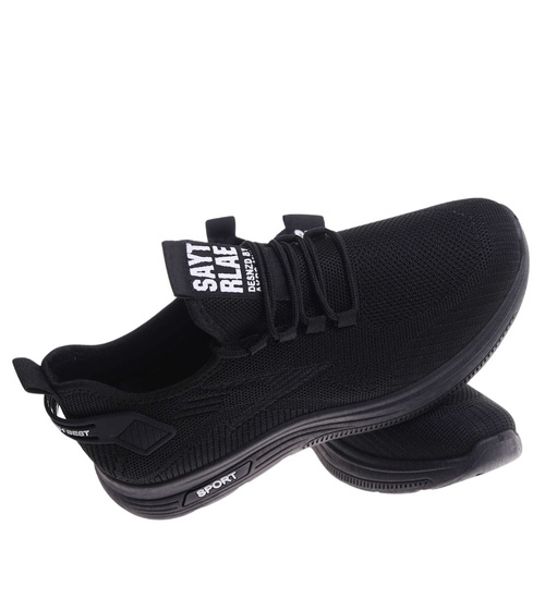 Czarne męskie buty sportowe /B2-2 17753 GF285/