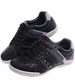 Sznurowane chłopięce trampki czarne /A10-3 16760 T177/
