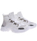 Wysokie białe buty sportowe damskie /D9-2 13092 T396/