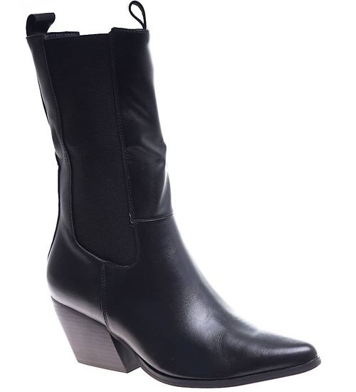 Krótkie kozaki sztyblety z łańcuchem /A3-3 13045 S16-6/